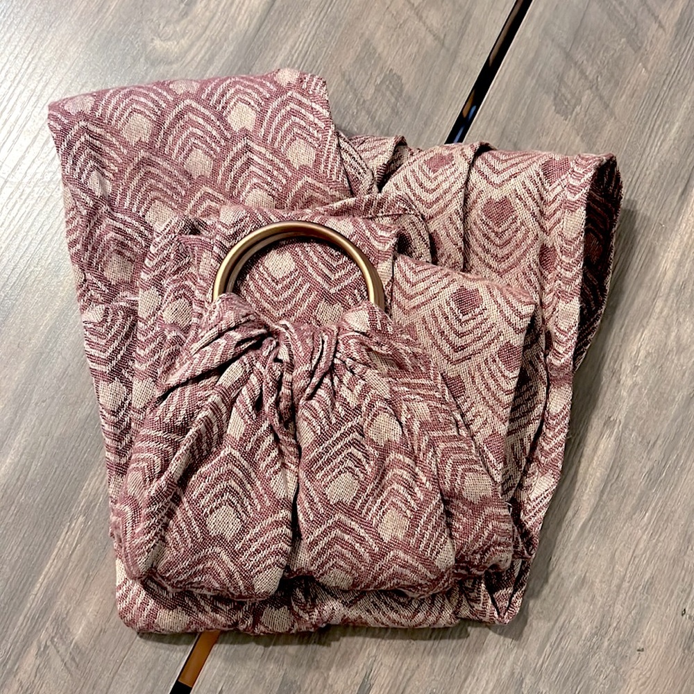 Wild Bird Linen Ring Sling